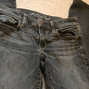 Dark Faded Blue Jeans